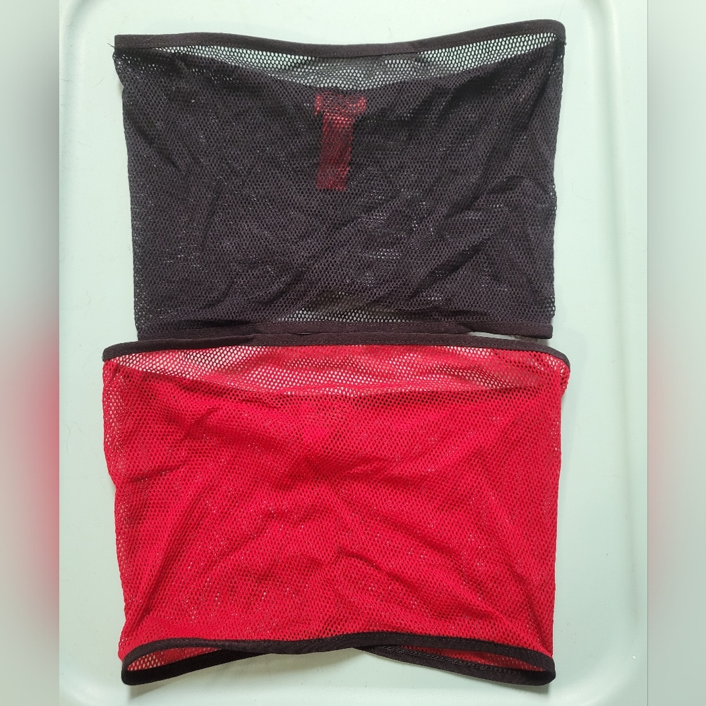 NWOT Tripp Fishnet tube tops